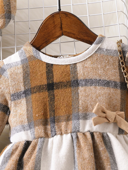 Vestido A Línea para Chicas - Multicolor
