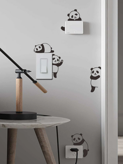 Adhesivo Decorativo "Pandas para Interruptores"