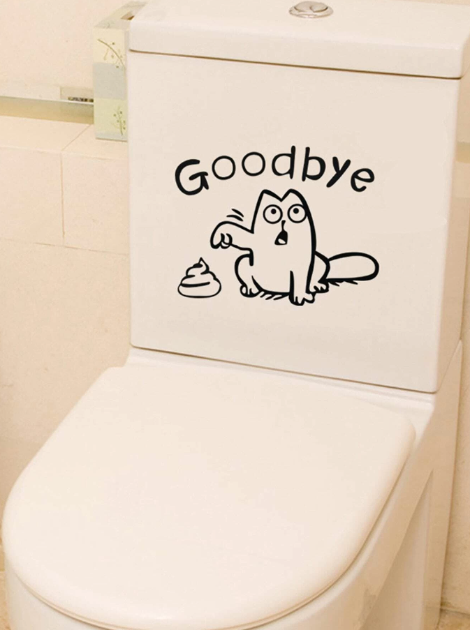 Adhesivo Decorativo "Goodbye" para Baño