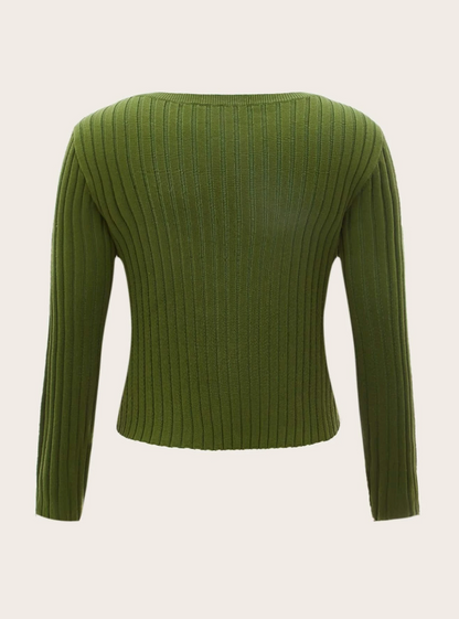 Jersey Casual con Estampado de Halloween - Verde
