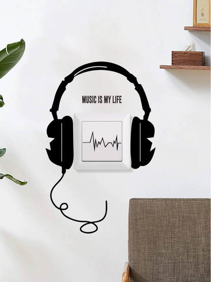 Adhesivo Decorativo "Music Is My Life"