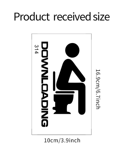Adhesivo Decorativo "Downloading"