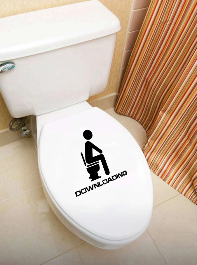 Adhesivo Decorativo "Downloading"