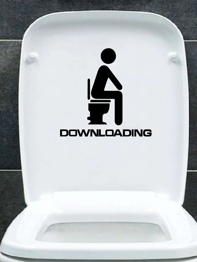 Adhesivo Decorativo "Downloading"
