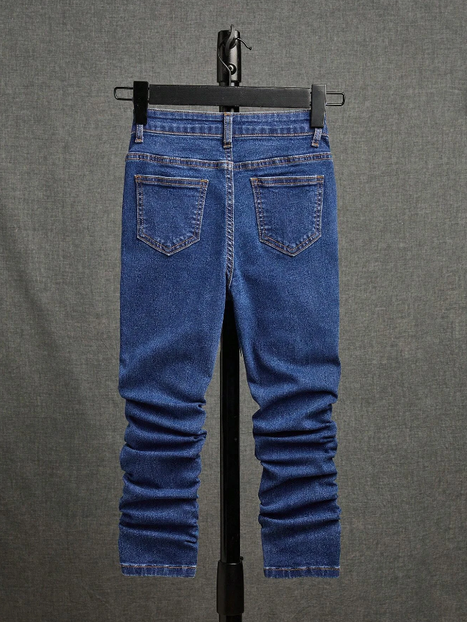 Jeans Ajustados con Detalles Rasgados