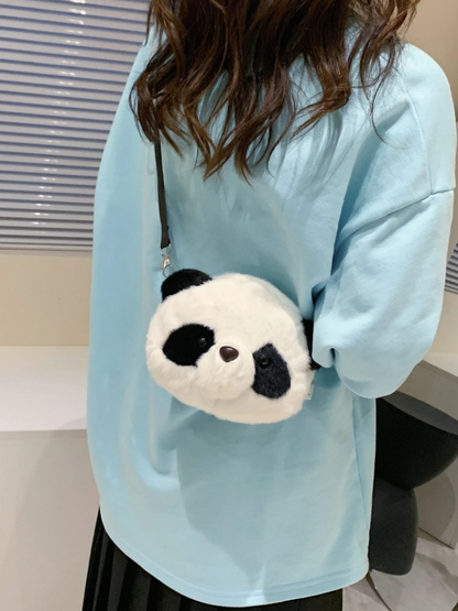 Bolso Mini de Panda Estilo Preppy