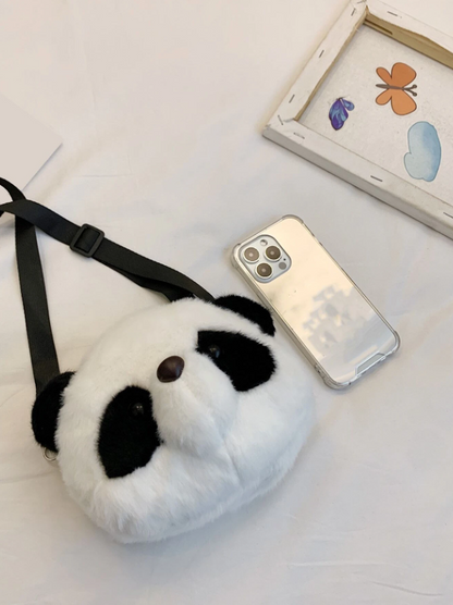 Bolso Mini de Panda Estilo Preppy