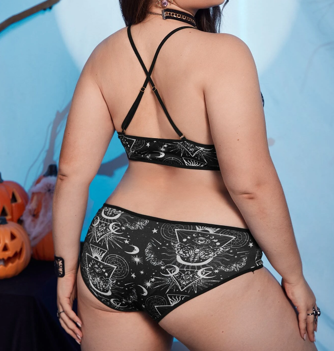 Body Estilo Galaxia con Aberturas - Blanco y Negro 🌌✨