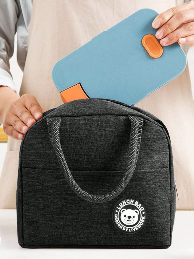 Bolsa Multifuncional Negra con Estilo Minimalista