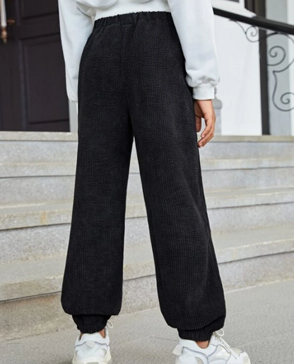 Pantalón Casual Talle Alto - Negro