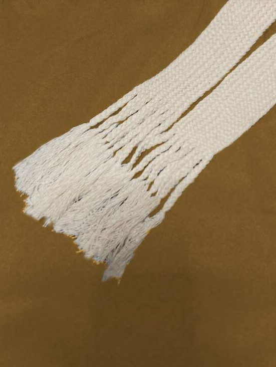 Pantalón Pierna Ancha con Detalle de Cinta - Caqui