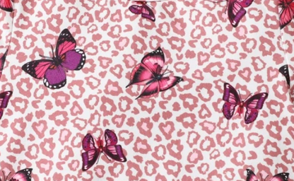 Vestido Infantil de Mariposas - Multicolor