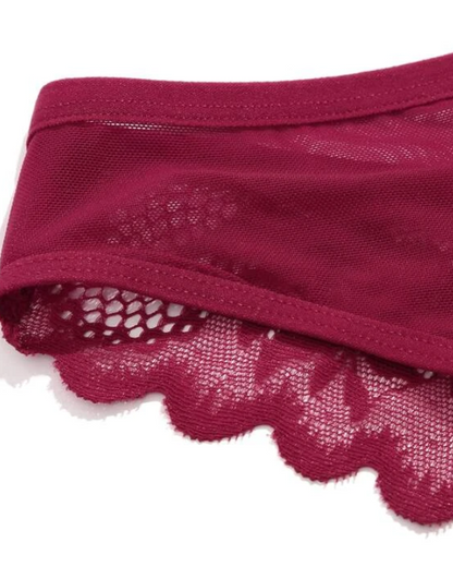 Tanga Burdeos con Transparencias - Elegancia y Sensualidad