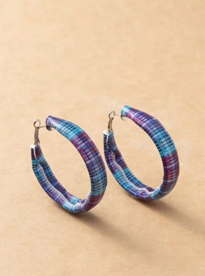 Aros con Estampado Multicolor