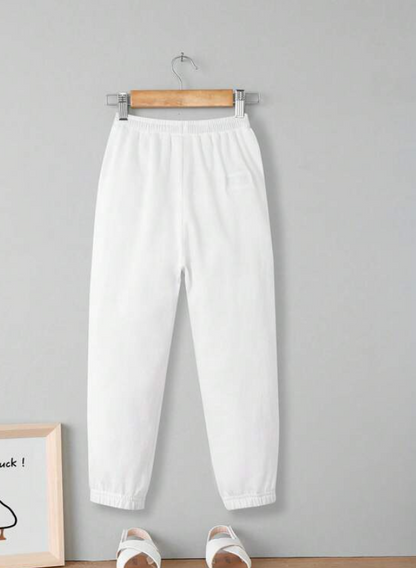 Jogger Casual de Algodón - Blanco