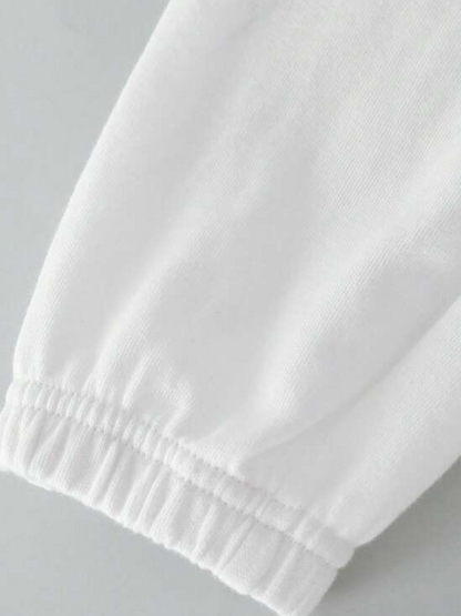 Jogger Casual de Algodón - Blanco