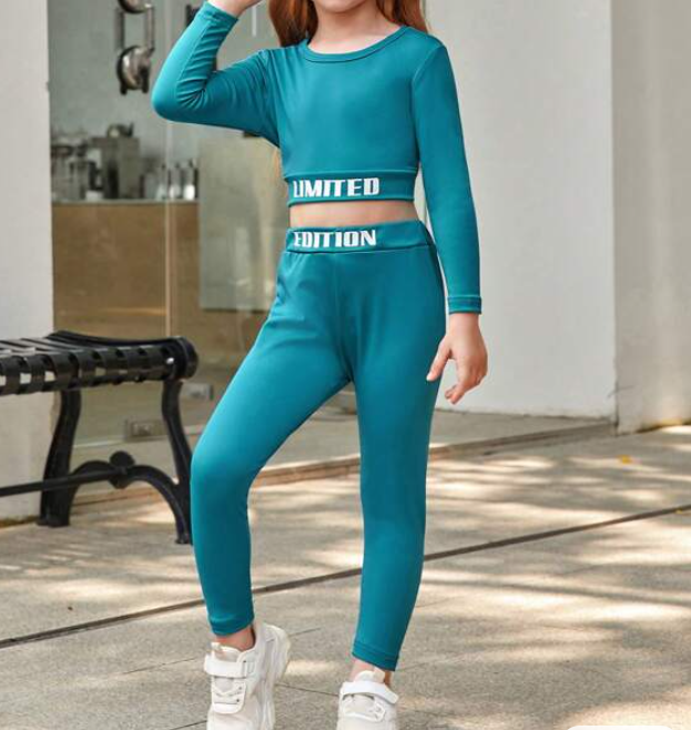 Conjunto Deportivo Casual para Niñas - Estilo Moderno