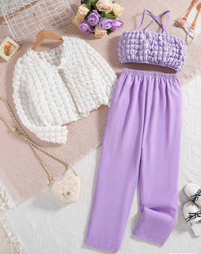 Conjunto Casual de 3 Piezas - Estilo Moderno