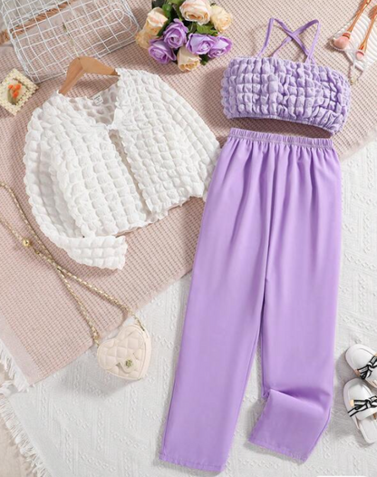 Conjunto Casual de 3 Piezas - Estilo Moderno