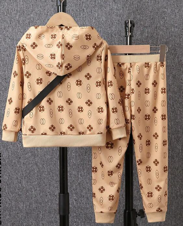 Conjunto Casual de 3 Piezas con Estampado Divertido
