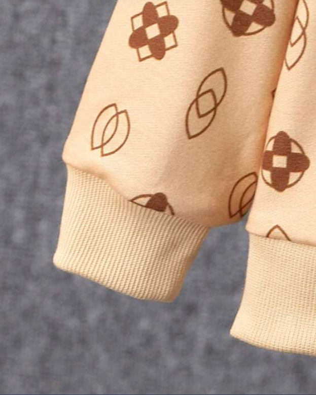 Conjunto Casual de 3 Piezas con Estampado Divertido