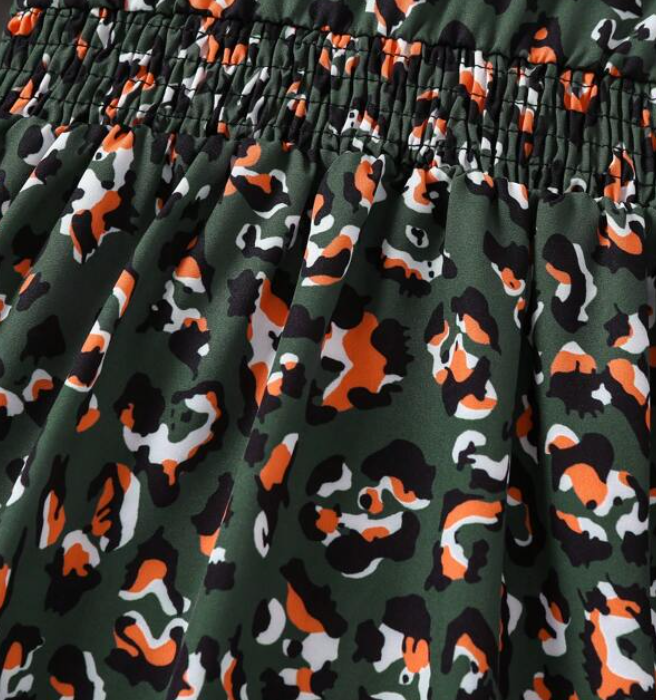 Vestido Bohemio Infantil con Estampado Integral