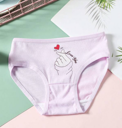 Bragas Infantiles de Algodón con Estampado de Dibujos