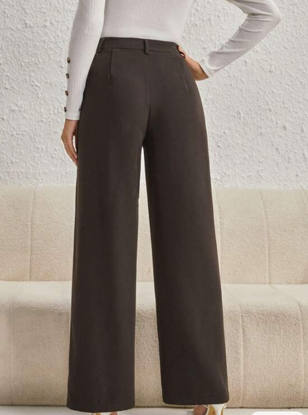 Pantalón de Pierna Recta Elegante