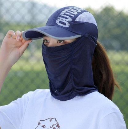 Gorra con Protección Facial