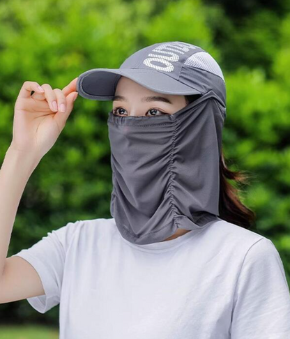 Gorra con Protección Facial