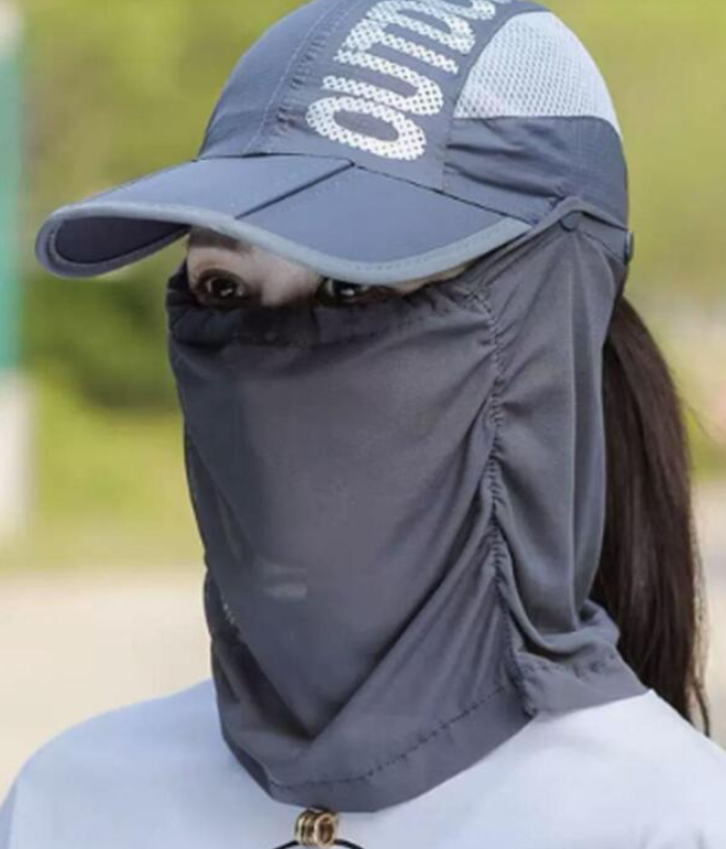 Gorra con Protección Facial