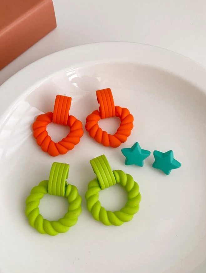 Pendientes de Diseño Divertido