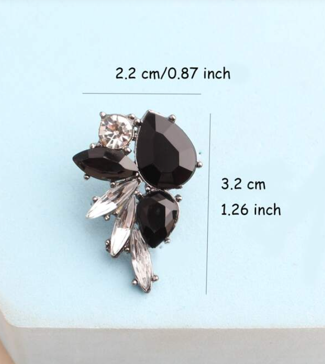 Pendientes Elegantes Blanco y Negro