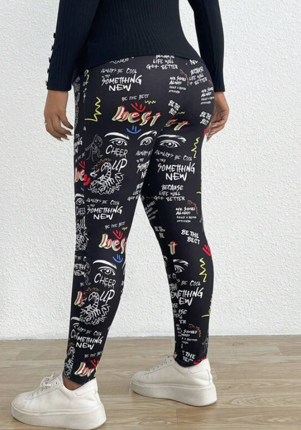 Leggings Maternales Estampados con Cintura Ajustable ✨