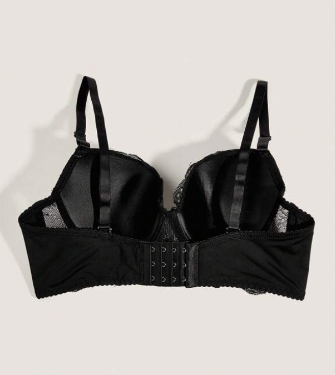 Sujetador Balconette de Encaje Negro – Sofisticación y Soporte 🖤✨