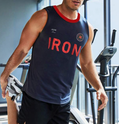 Camiseta Sin Mangas "IRON" para Entrenamiento 💪🔥