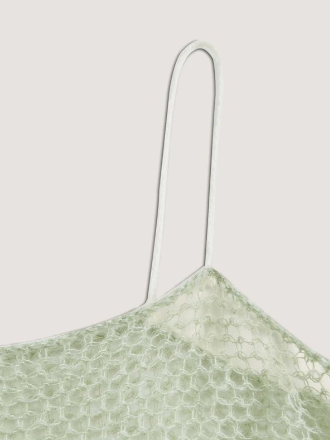 Top con Volantes en Bajo - Verde Menta
