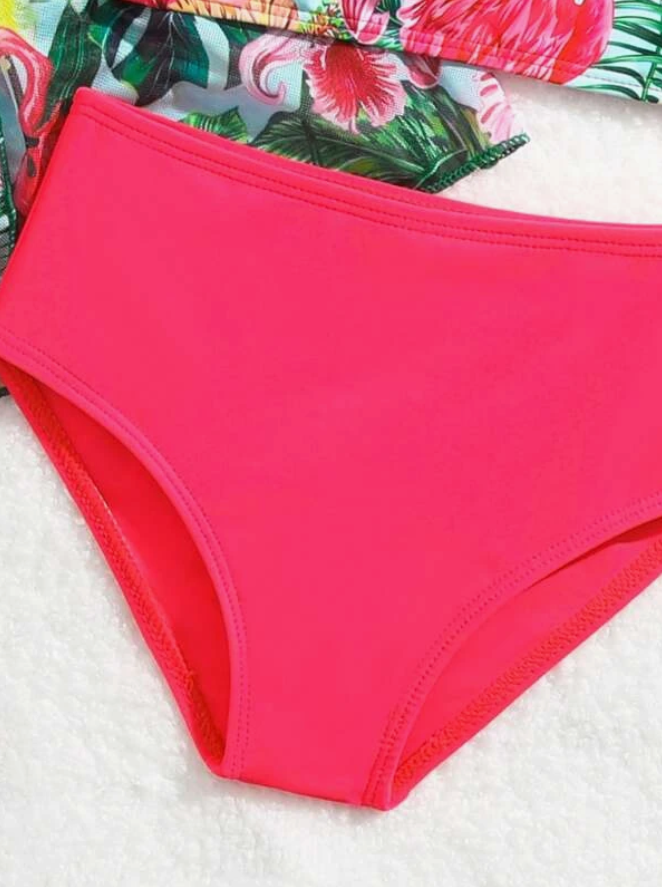 Conjunto de Baño Multicolor de 3 Piezas para Niñas