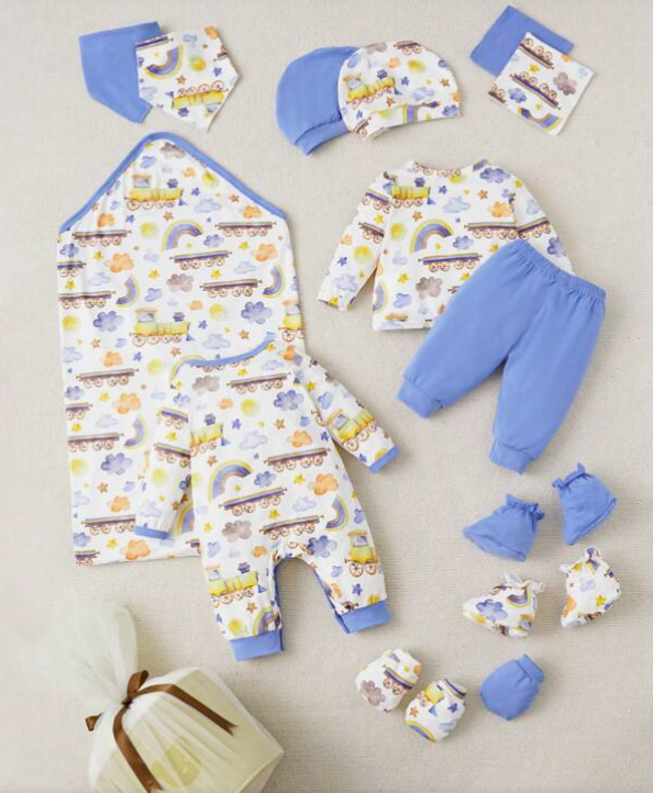Set de Ropa para Bebé con Estampado de Dibujos Animados