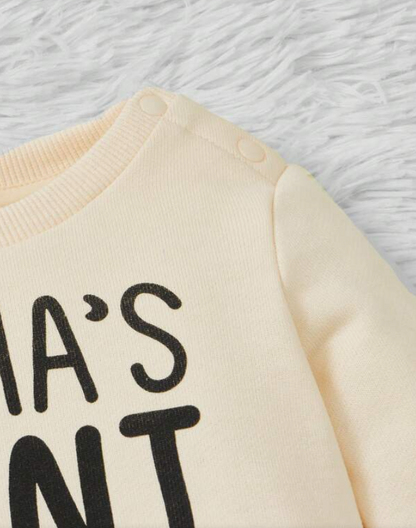 Sudadera Beige "Mama's Mini" Unisex