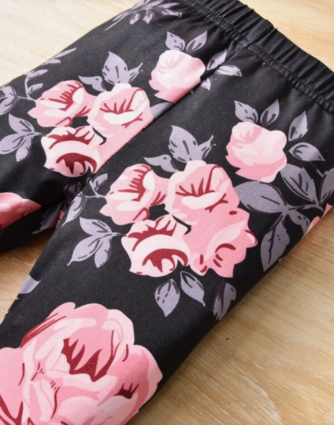Conjunto de Camiseta y Leggings "Little Princess" para Chicas