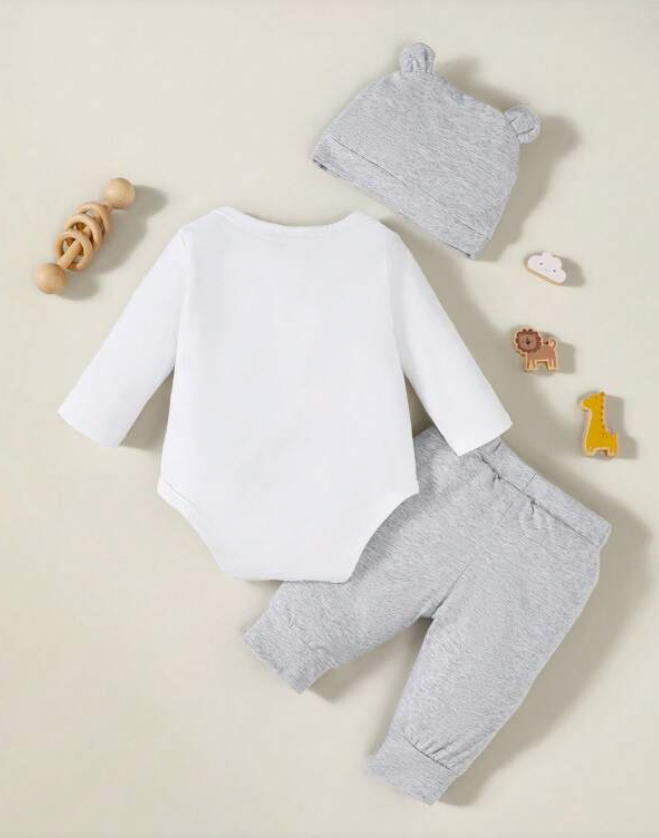 Conjunto de Bebé con Estampado de Dibujos Animados