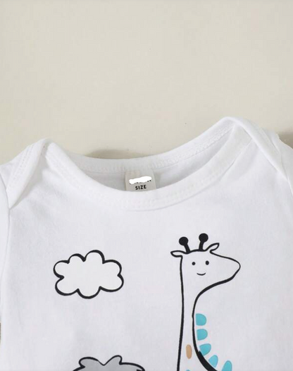 Conjunto de Bebé con Estampado de Dibujos Animados