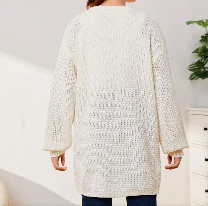 🧶 Chaleco Largo de Punto – Estilo y Comodidad para el Día a Día