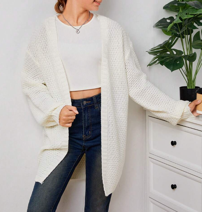 🧶 Chaleco Largo de Punto – Estilo y Comodidad para el Día a Día