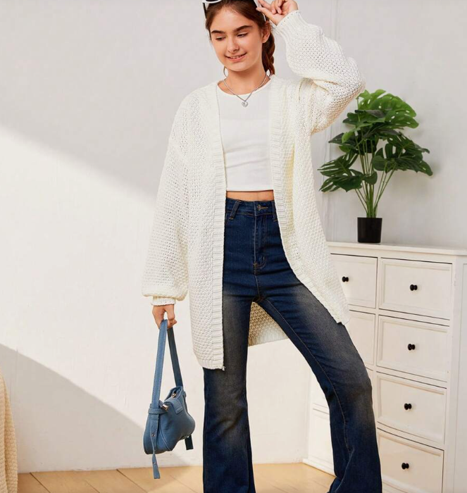 🧶 Chaleco Largo de Punto – Estilo y Comodidad para el Día a Día
