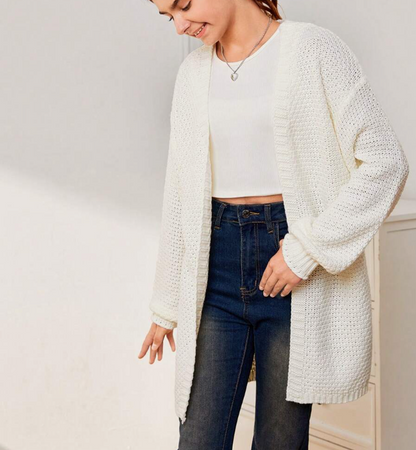🧶 Chaleco Largo de Punto – Estilo y Comodidad para el Día a Día