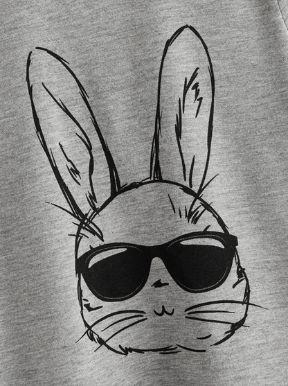 👕 Polera Infantil “Bunny Cool” – Estilo Relajado y Divertido