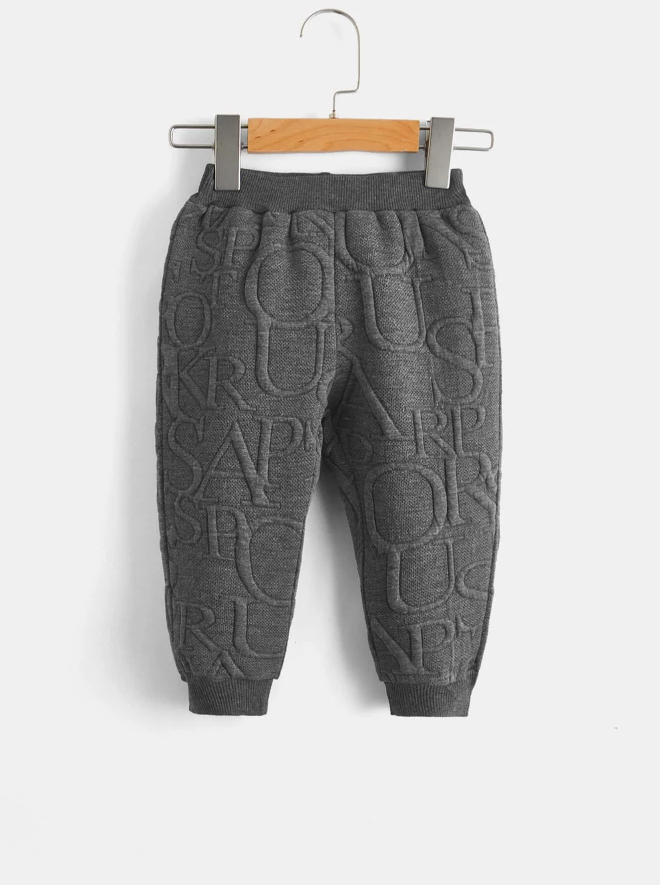 Conjunto de Sudadera y Pantalones Deportivos - Gris Oscuro