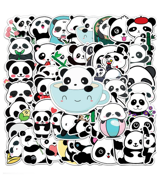 Set de Pegatinas de Panda